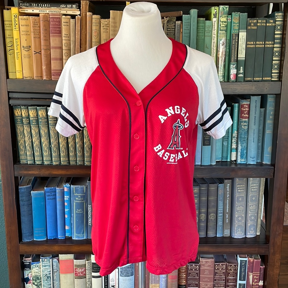 Woman’s Angels baseball jersey